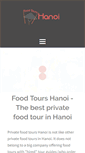 Mobile Screenshot of foodtourshanoi.com